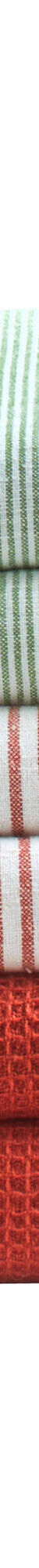 Torchons rayés et uni coton tissé teint - lots (vert / terracotta) Torchons rayés et uni coton tissé teint - lots (vert / terracotta)